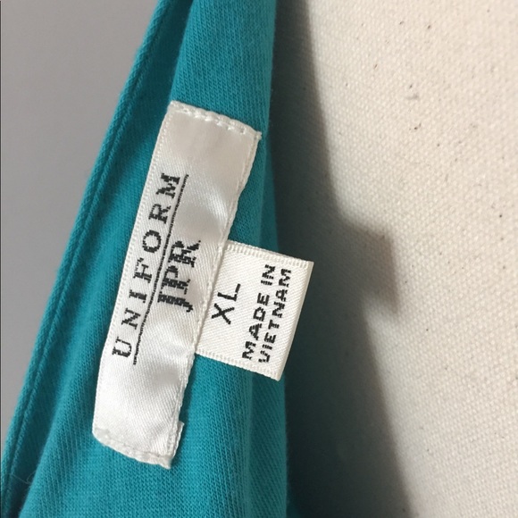 New JPR Empire Waist Turquoise V-Neck Dress XL - Picture 2 of 3